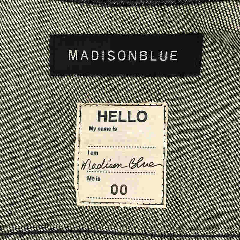 【美品】 MADISON BLUE / マディソンブルー | デニムジャケット | 0 | ネイビー | レディース_画像6