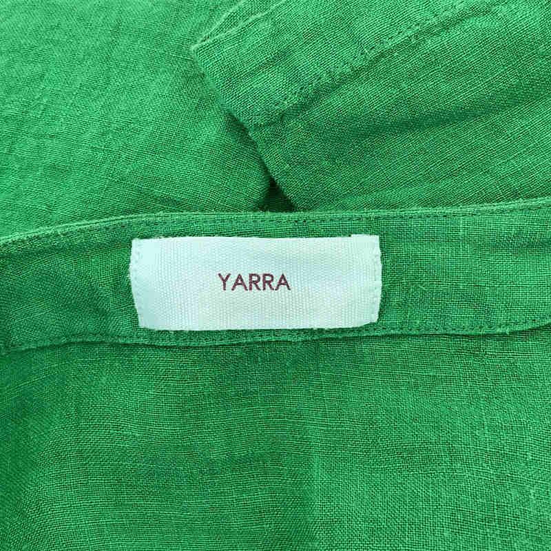 YARRA / ヤラ | リネン100ラウンドヘムワンピース | F | グリーン | レディース_画像5