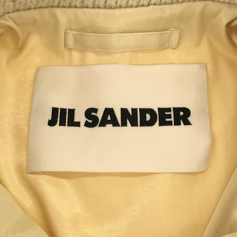 JIL SANDER / Jil Sander | 2022AW | Techno Crinkled Satin Outer Insulated Jacket / вязаный цвет полный Zip с хлопком жакет | 44