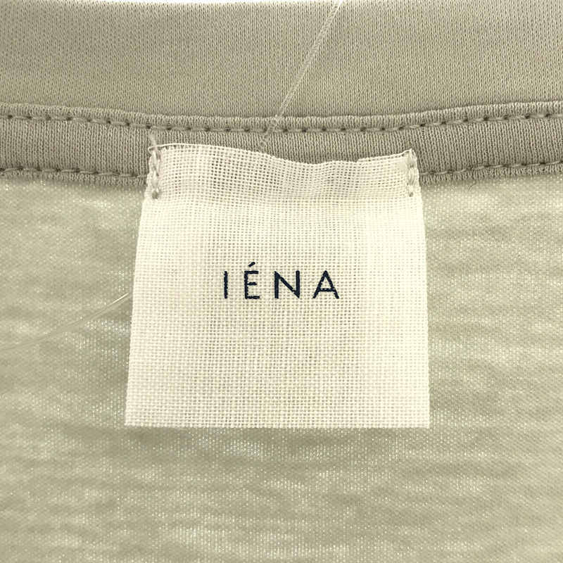 【新品】 IENA / イエナ | ハイゲージコットンTシャツ | F | グレー | レディース_画像5