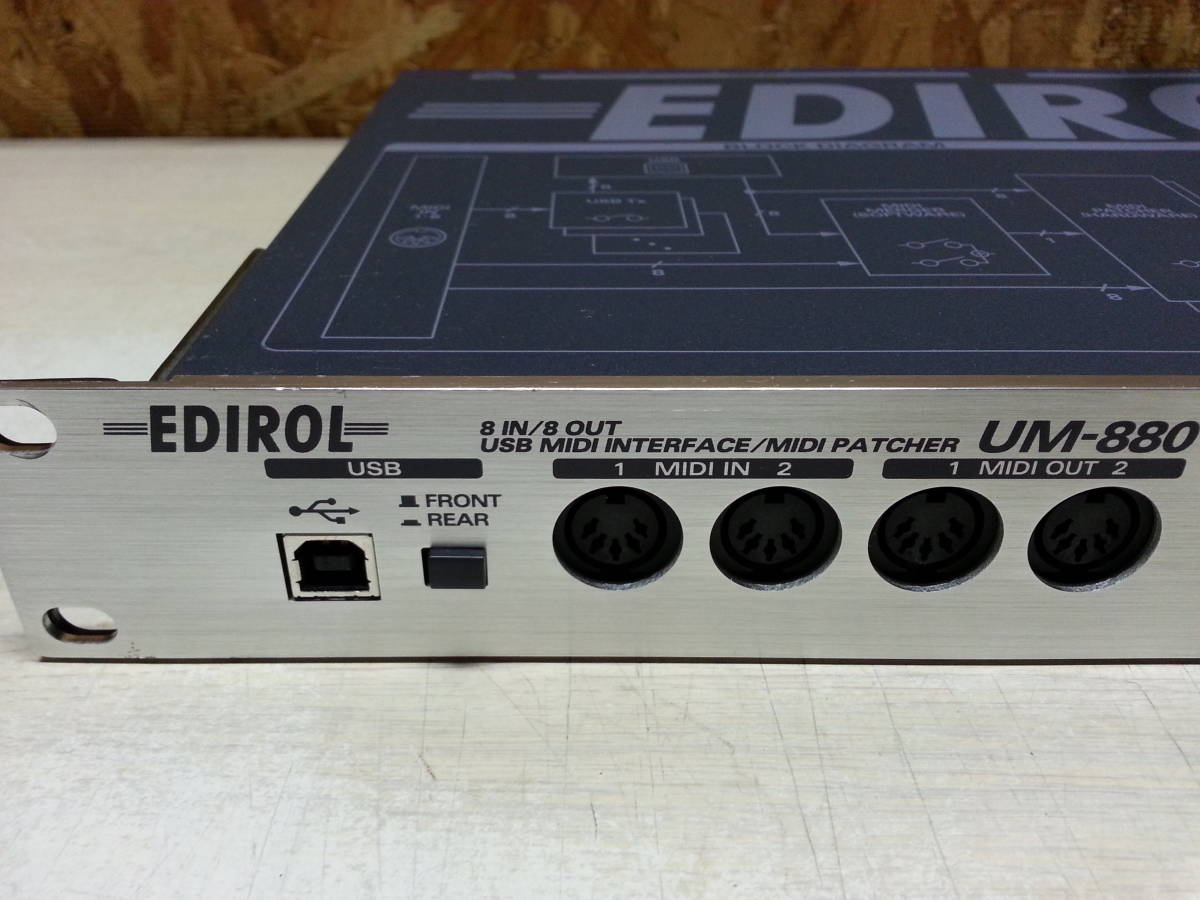 Roland ローランド EDIROL USB対応 MIDIインターフェース UM-880-