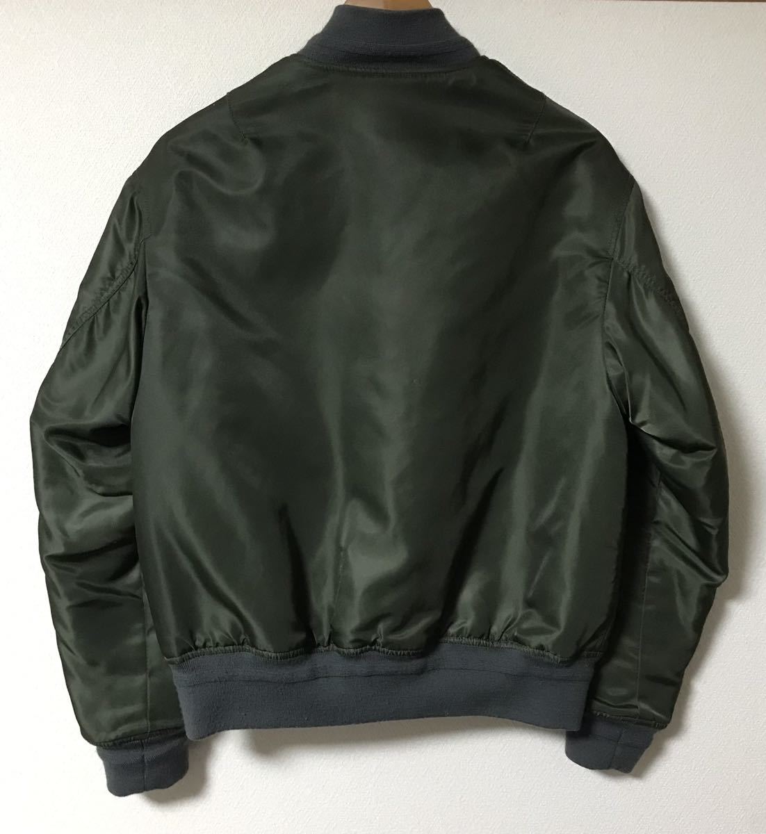 NANO UNIVERSE The 1st. Floor Nano Universe The First floor MA-1 manner jacket olive 36