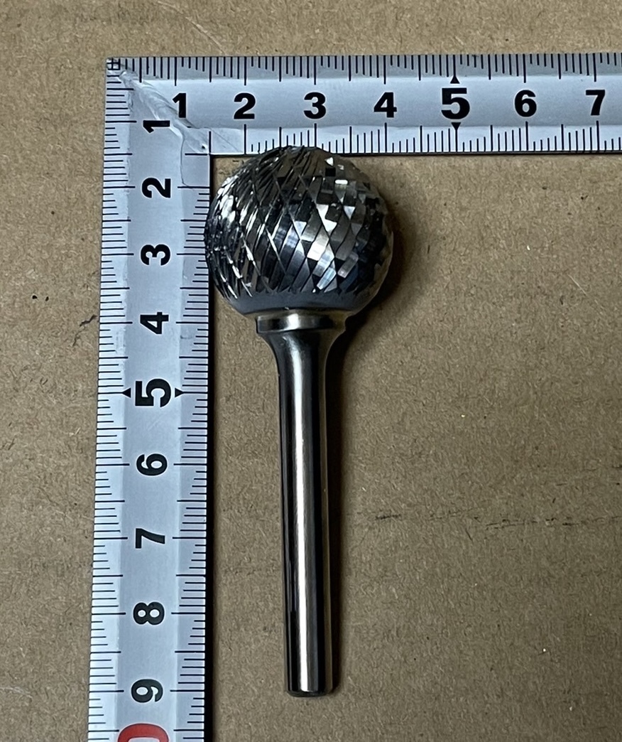 ブーツチューン・シェル削り用ビット 25mm 波目ダブルカット ブーツチューン・シェル削り用ビット 25mm 波目ダブルカット