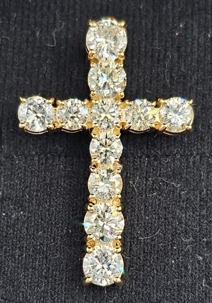 贈る結婚祝い 39500円 新品♪参考価格128万円♪ダイヤモンドクロス1.511ct ダイヤモンド
