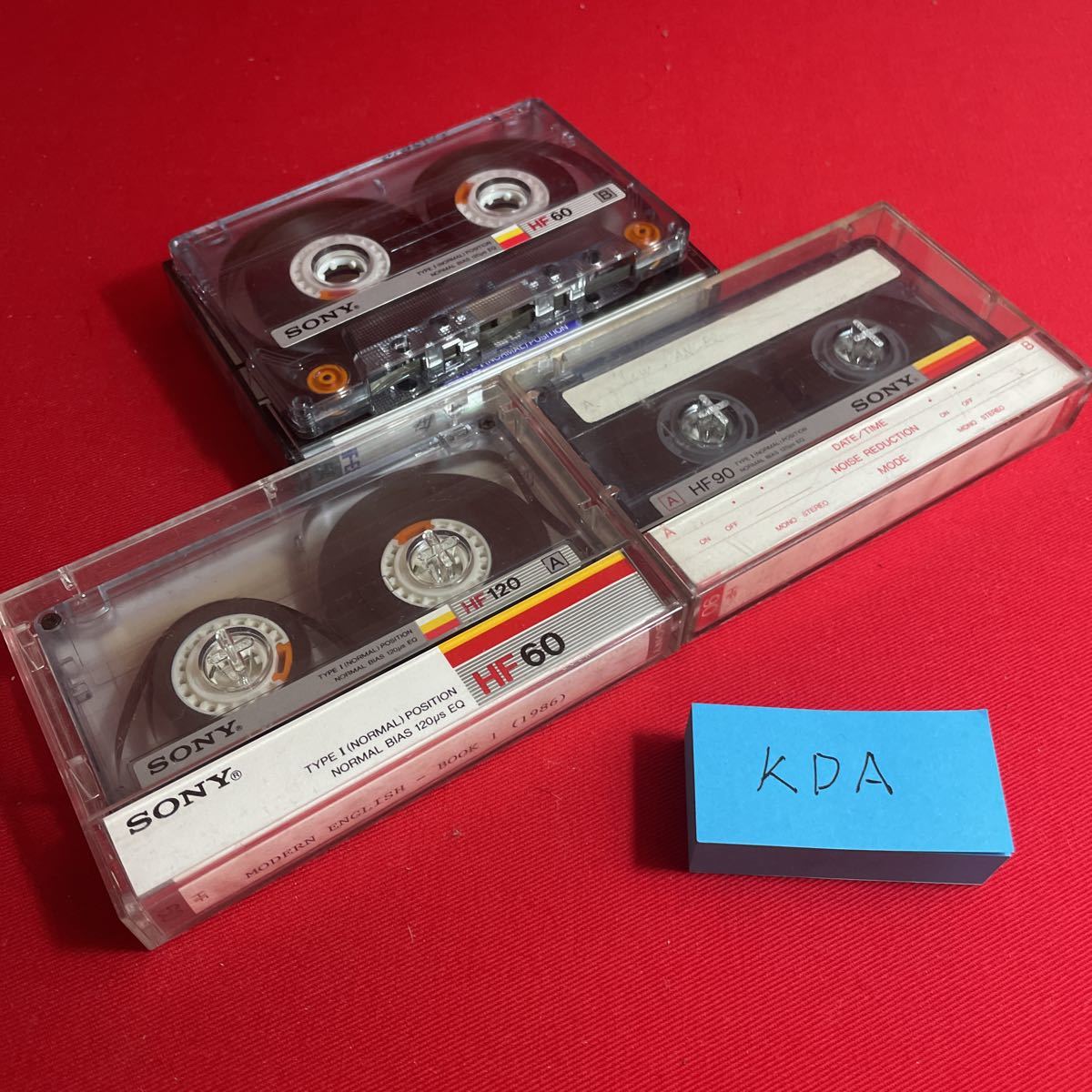 【同梱可能】 SONY ソニー HF 60 120 セット まとめ 使用済み 中古 カセットテープ トマリリスト_画像1