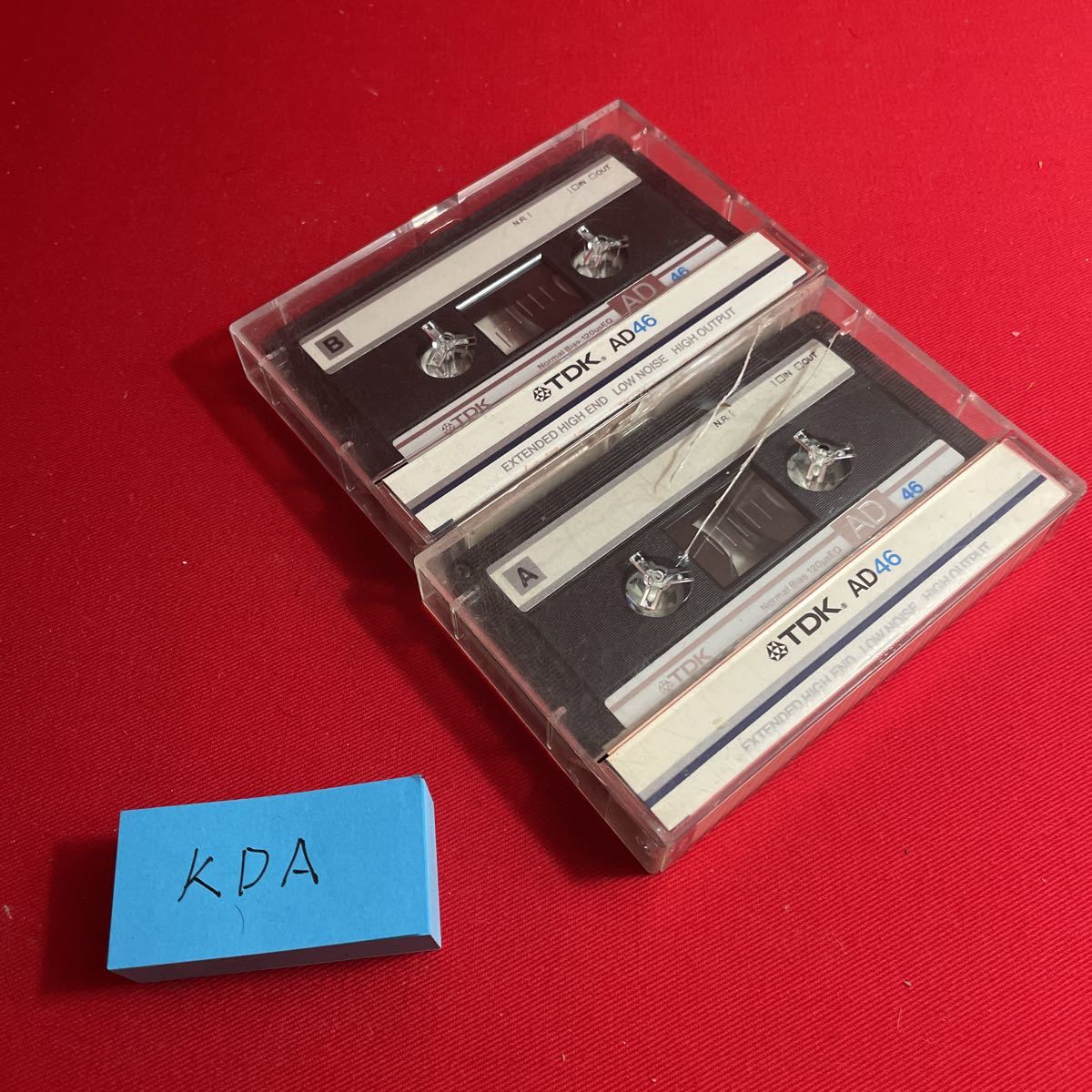 【同梱可能】 TDK AD 46 まとめ セット 使用済み 中古 カセットテープ Type1 ノーマル　トマリリスト_画像1