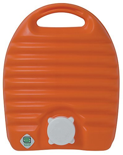 タンゲ化学工業 立つ湯たんぽ オレンジ 2.6L 袋付き TN00314_画像1