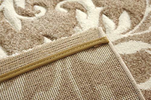 ikehiko entranceway is possible to choose mat rug Will ton Turkey nem approximately 60×90cm beige Carving anti-bacterial deodorization deodorization worn difficult elegant 