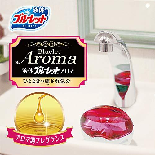 【まとめ買い】液体ブルーレットおくだけ アロマ トイレタンク芳香洗浄剤 リラックスアロマの香り 詰め替え用 70ml×4個_画像2