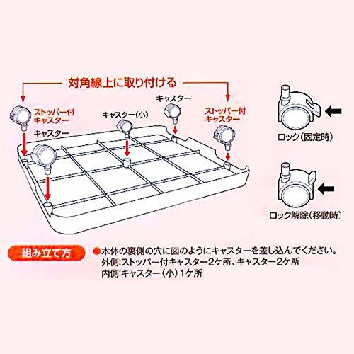 ファンヒーター移動ラック スマートキャリー ミニ_画像3