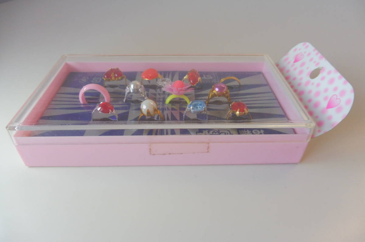 昭和 レトロ 未使用 大倉トーイ 指輪 12個 おもちゃ 玩具 レトロポップ アクセサリー JAPAN製 Cの画像5