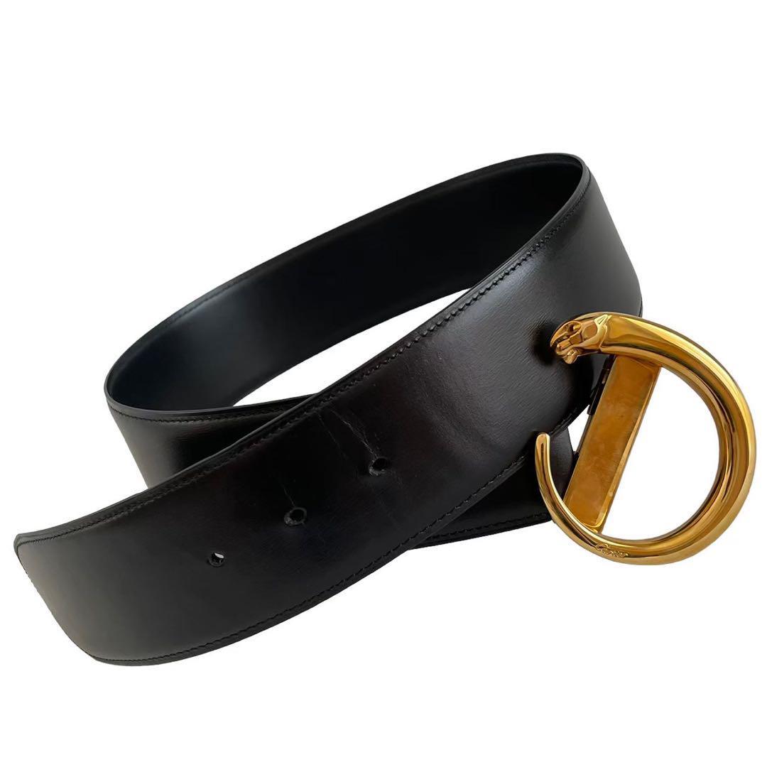 Cartier Cartier bread tail belt L5000118 black 