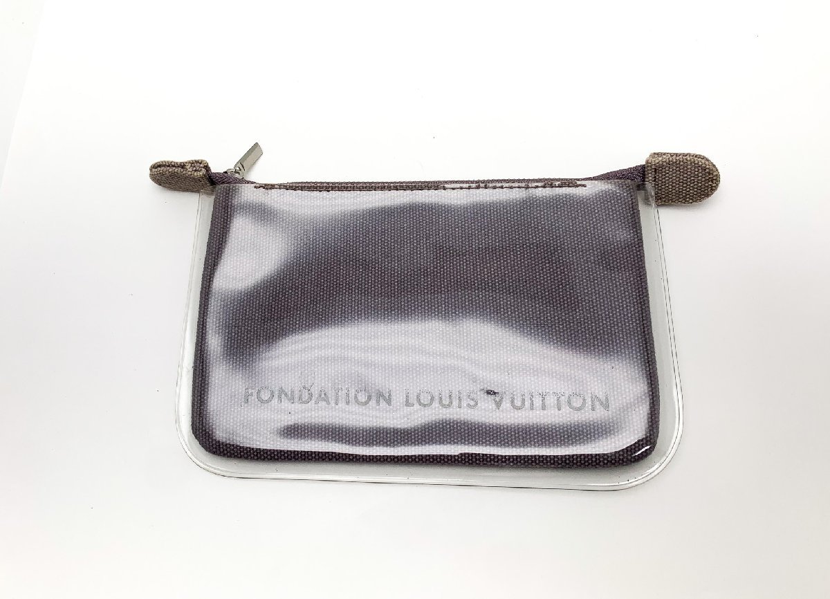 LOUIS VUITTON ルイヴィトン FONDATION フォンダシオン 美術館 限定 ポーチ 小物入れ ※ポスト投稿でのご発送になります。_画像9