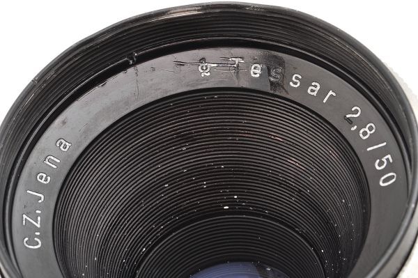 Carl Zeiss Jena Tessar 50mm F2.8 Exakta カール ツァイス イエナ テッサー エキザクタ ドイツ製 Germany エギザクタ 50/2.8 5 28_画像2