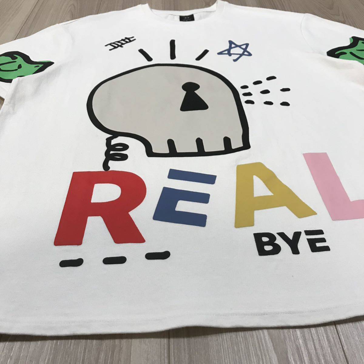 定価¥16,940 REAL BUY SKULL international gallery beams Trevor Andrew plusビームス リアル バイ トレバーアンドリュー プリントTシャツ