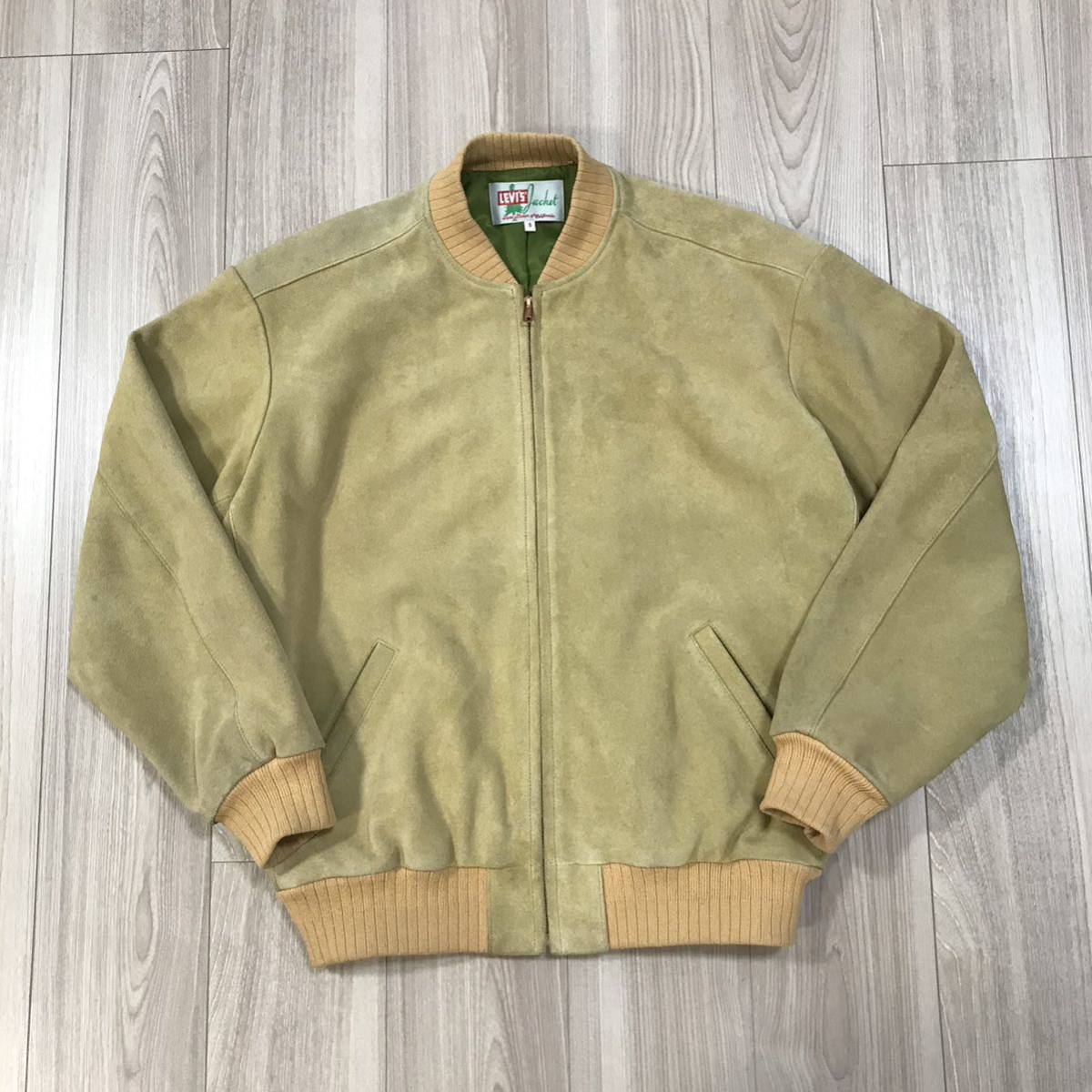 LEVI'S VINTAGE CLOTHING LVC LOOSE SUEDE BOMBER FALL LEAF LEVI'S VINTAGE CLOTHING LVC LOOSE SUEDE BOMBER FALL LEAF