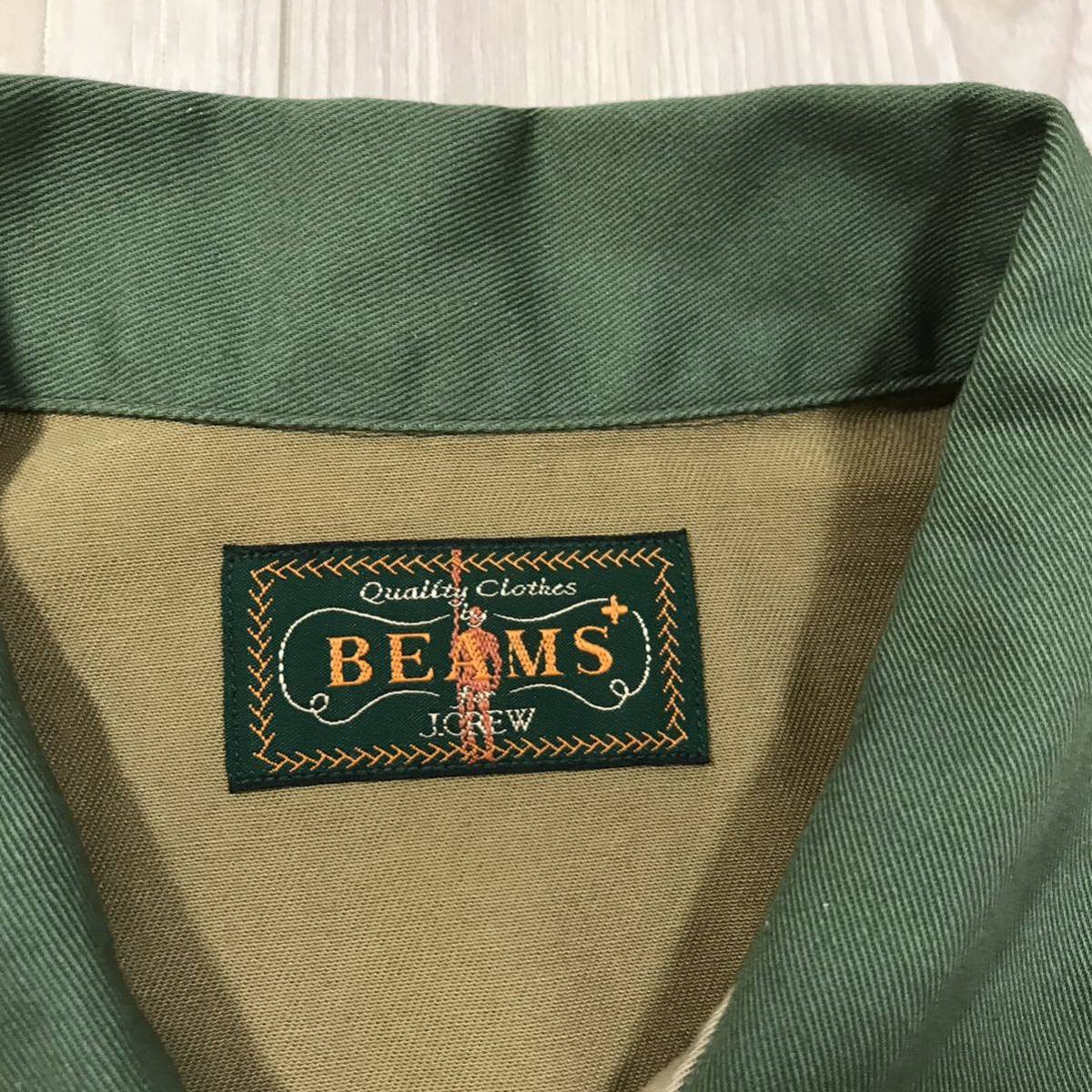 J.Crew BEAMS PLUS Regular Panel ジェイクルー ビームス プラス コラボ 別注 プルオーバー ミリタリー クレイジー パネル ラガー シャツ