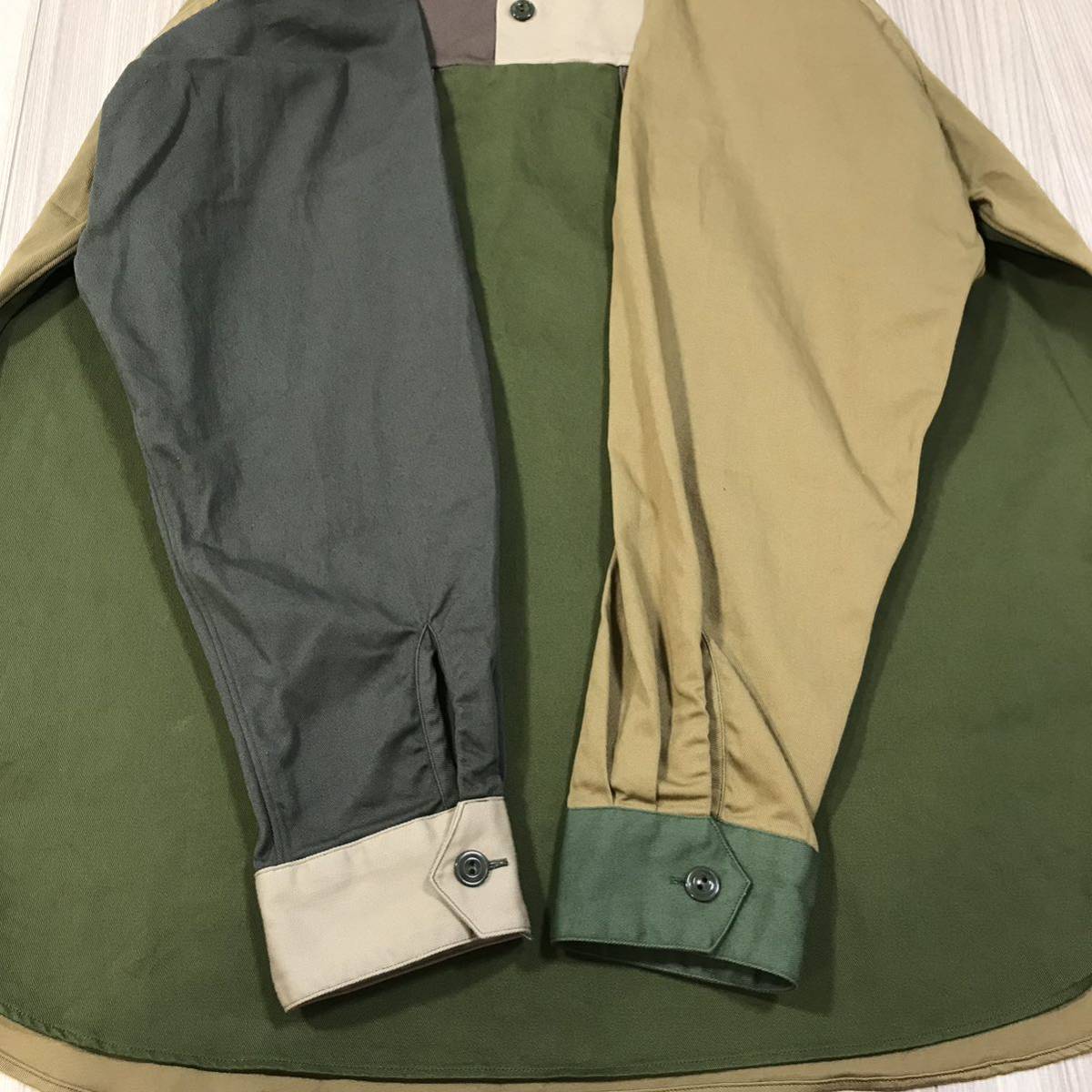 J.Crew BEAMS PLUS Regular Panel ジェイクルー ビームス プラス コラボ 別注 プルオーバー ミリタリー クレイジー パネル ラガー シャツ