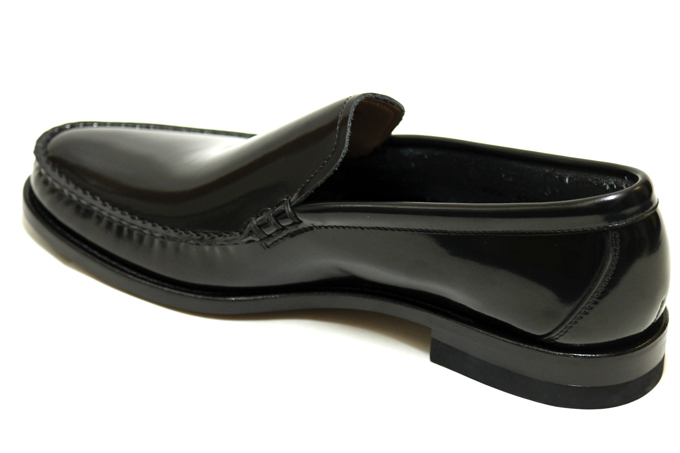 【新品】20%OFF☆REGAL リーガル 靴 メンズ ビジネスシューズ 43VR BD 本革 手縫いモカ ヴァンプ スリッポン ブラック☆24.0cm_画像5