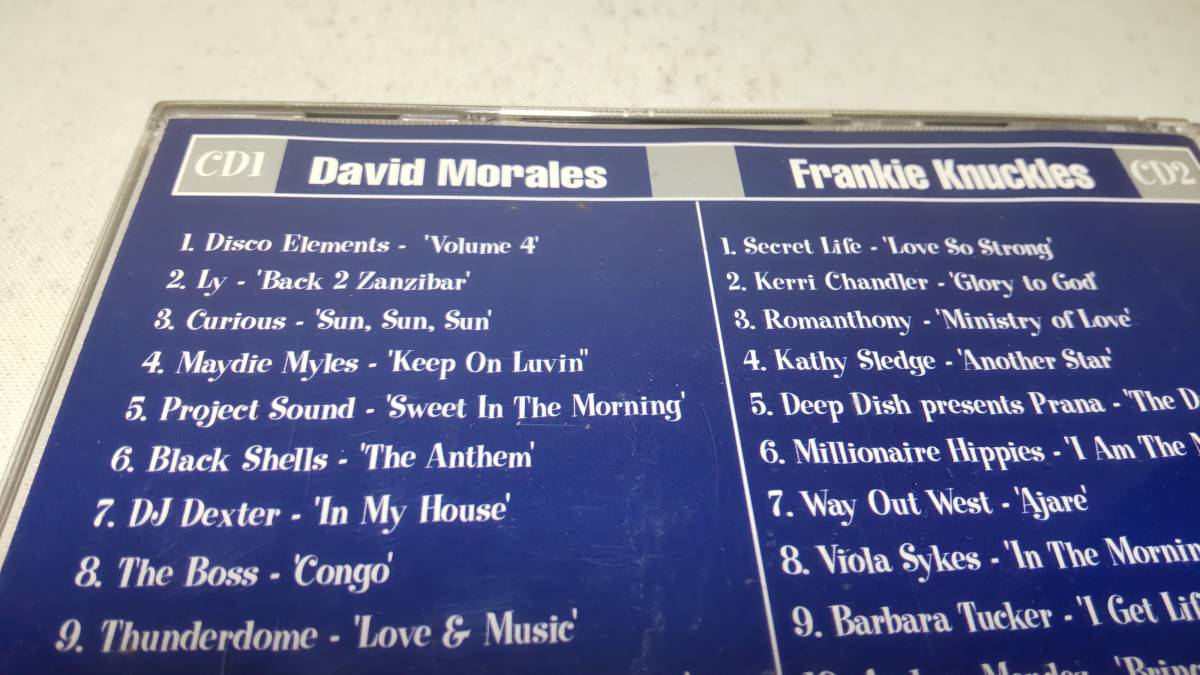 D3807　 『CD』　United DJ's of America 4　David Morales Frankie Knuckles 2枚組_画像4