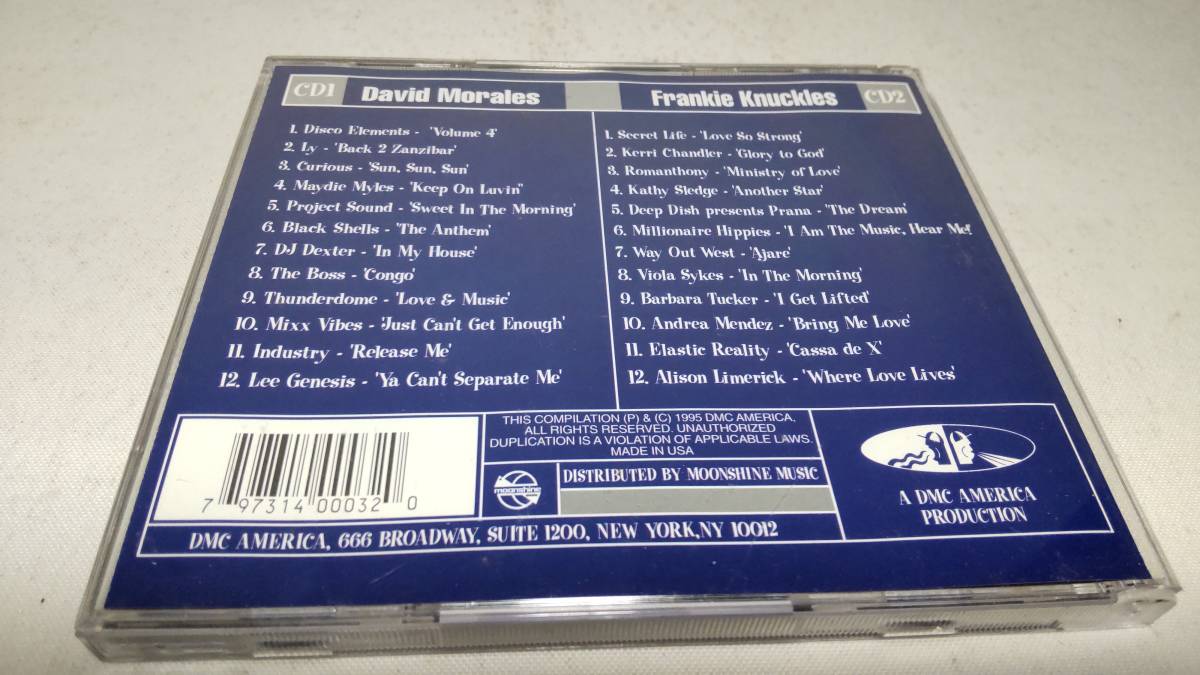 D3807　 『CD』　United DJ's of America 4　David Morales Frankie Knuckles 2枚組_画像6