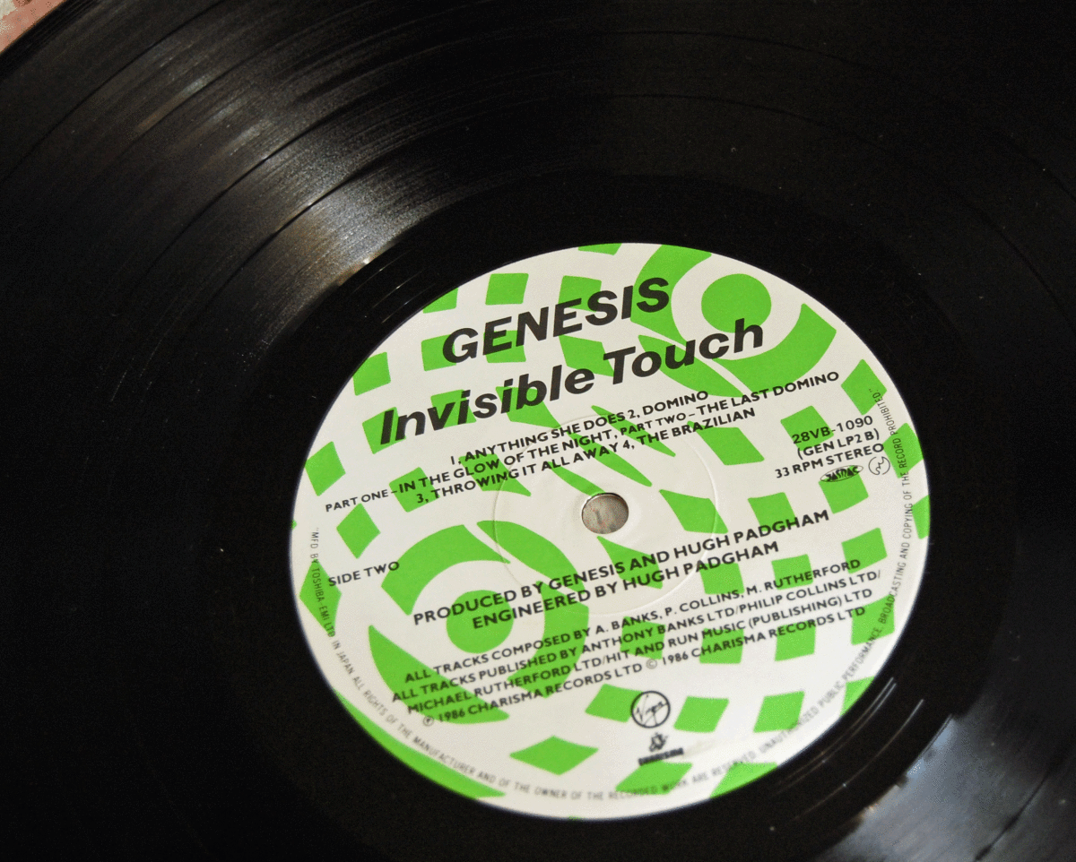 GENESIS/Invisible Touch～インビジブル・タッチ／ジェネシス　LPレコード_画像6