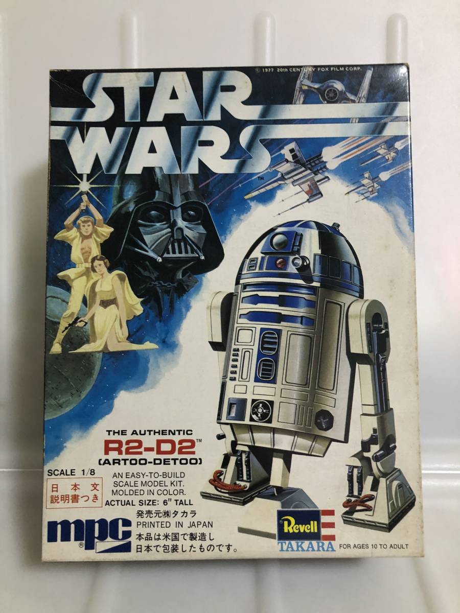 未組立 当時物 タカラ レベル mpc R2-D2 1/8スケール スター・ウォーズ プラモデル （検 C-3PO ルーク・スカイウォーカー ダース・ベイダー_画像1