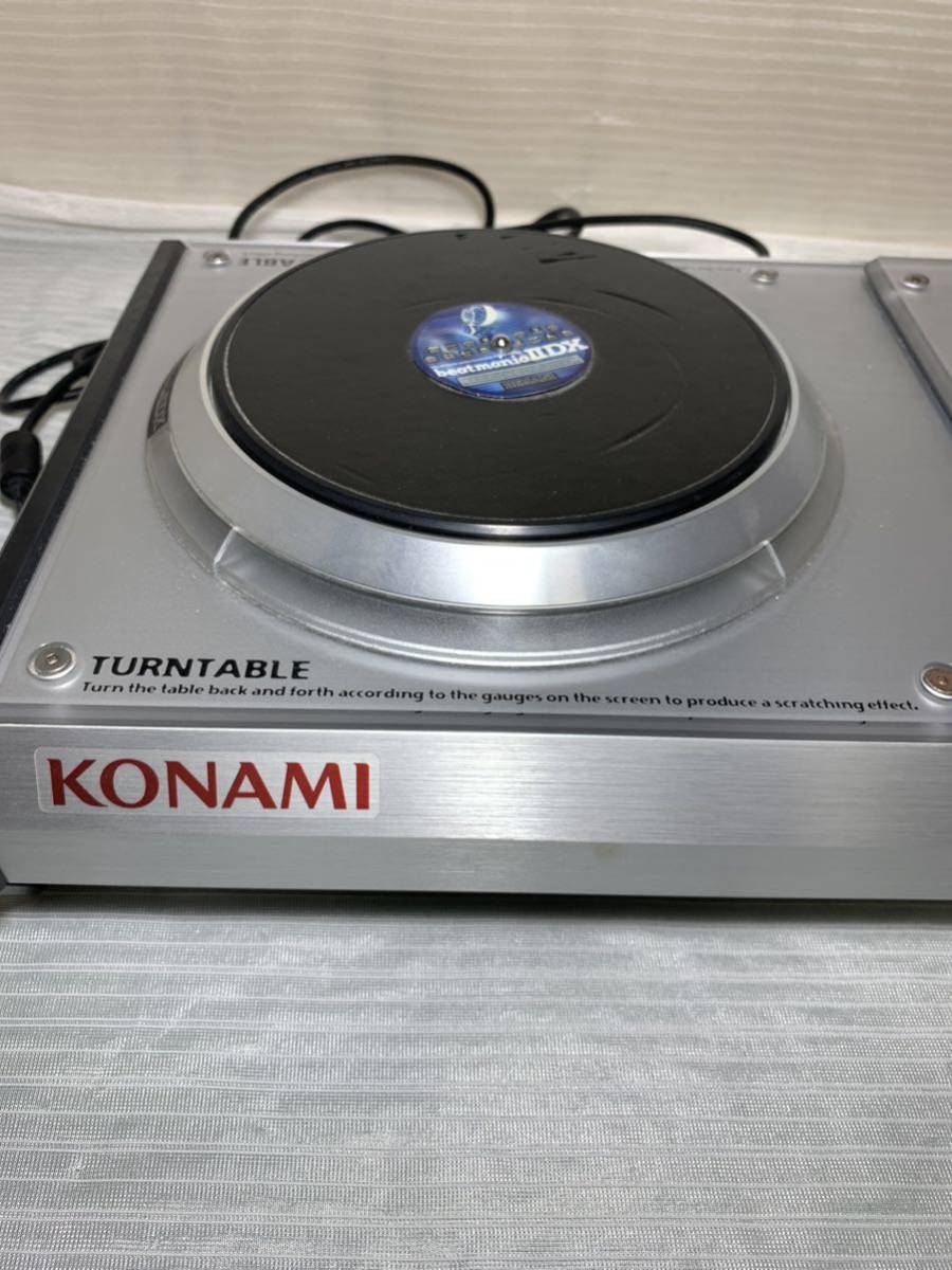 KONAMI beatmania IIDX 専用コントローラ BF001 コントローラー コナミ ターンテーブル 7鍵盤 ファンクションボタン4個 Y5_画像2