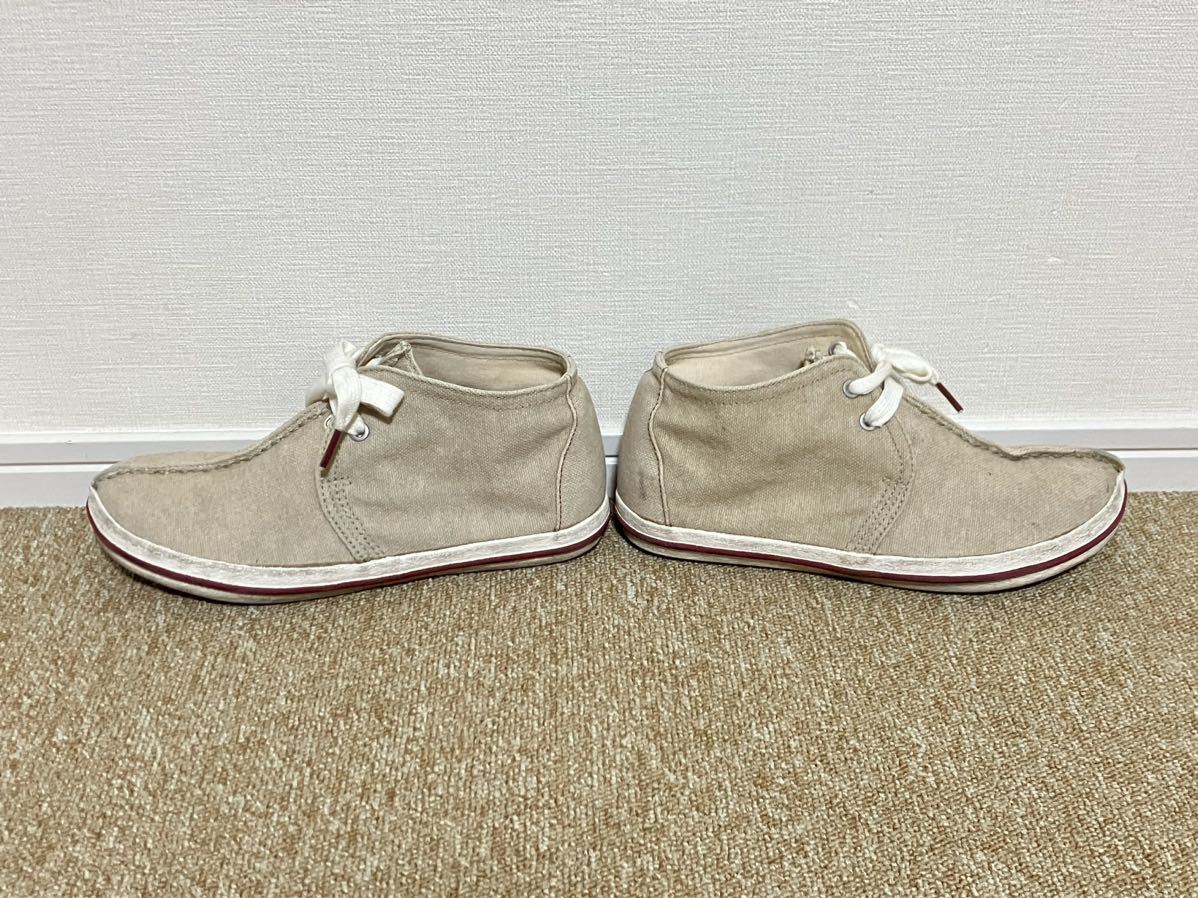 G439☆送料無料☆Clarks/クラークス『ORIGINAL』中古ハイカットスニーカー サイズ:UK6:約24.0CM～25.0CM(アウトソール 26.0CM)現状品_画像4