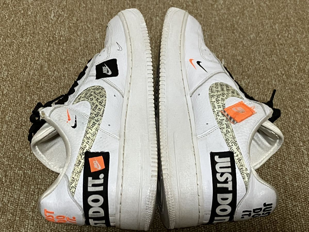 G466☆送料無料☆NIKE/ナイキ『AR7719-100』AIR FORCE 1 PRM JDI/エアフォース1プレミアム サイズ 27.5CM 現状品 中古スニーカー_画像8