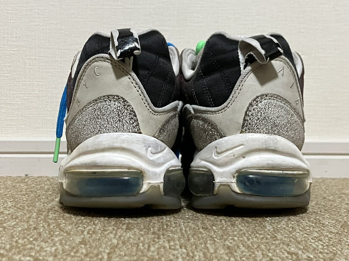 G437☆送料無料☆NIKE/ナイキ『CL1502-001 AIR MAX 98 OA GS/エアマックス98 オンエア ガブリエルセラーノ』27.5CM スニーカー 中古現状品_画像5