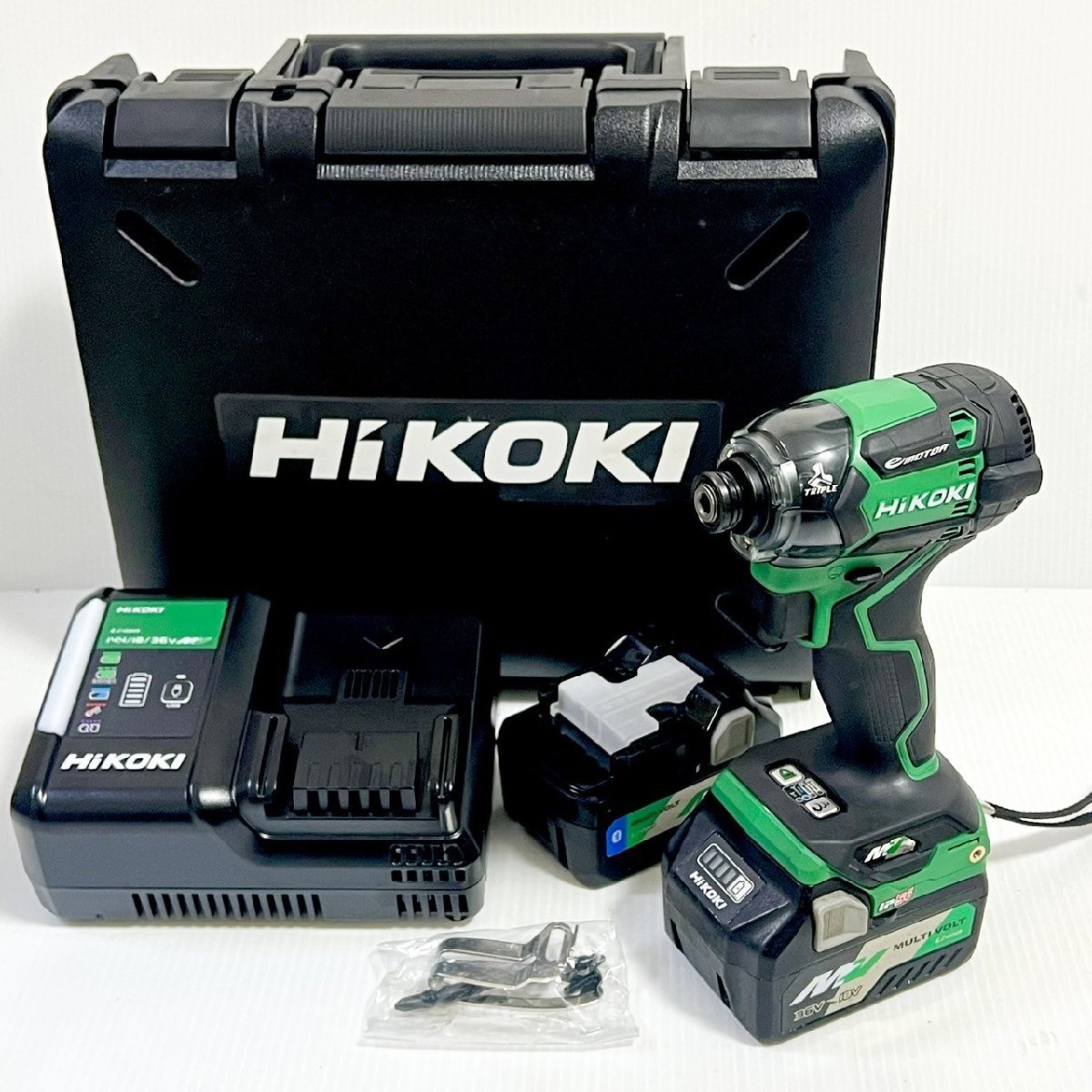 ★動画あり HIKOKI ハイコーキ 36V コードレス インパクトドライバ WH36DC バッテリー BSL36A18 BSL36A18B 急速充電器 UC18YDL2_画像1