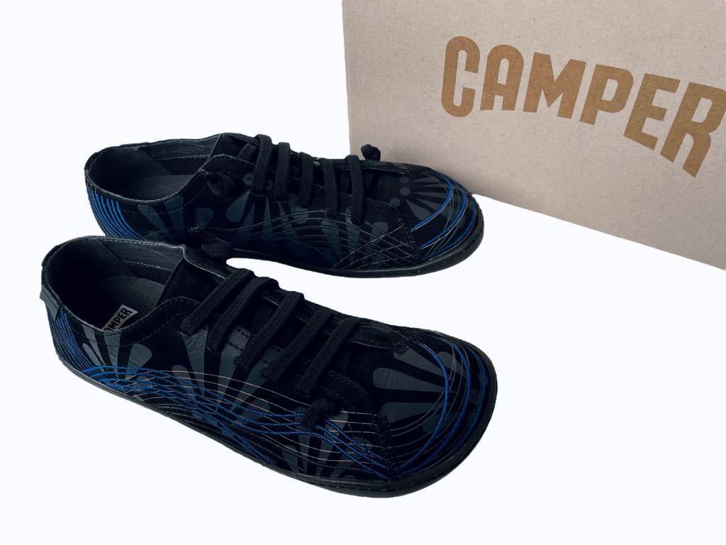 美品!! 名作!! CAMPER PEU TWINS BLACK カンペール ペウ カミ ブラック レザー size 40 箱付き