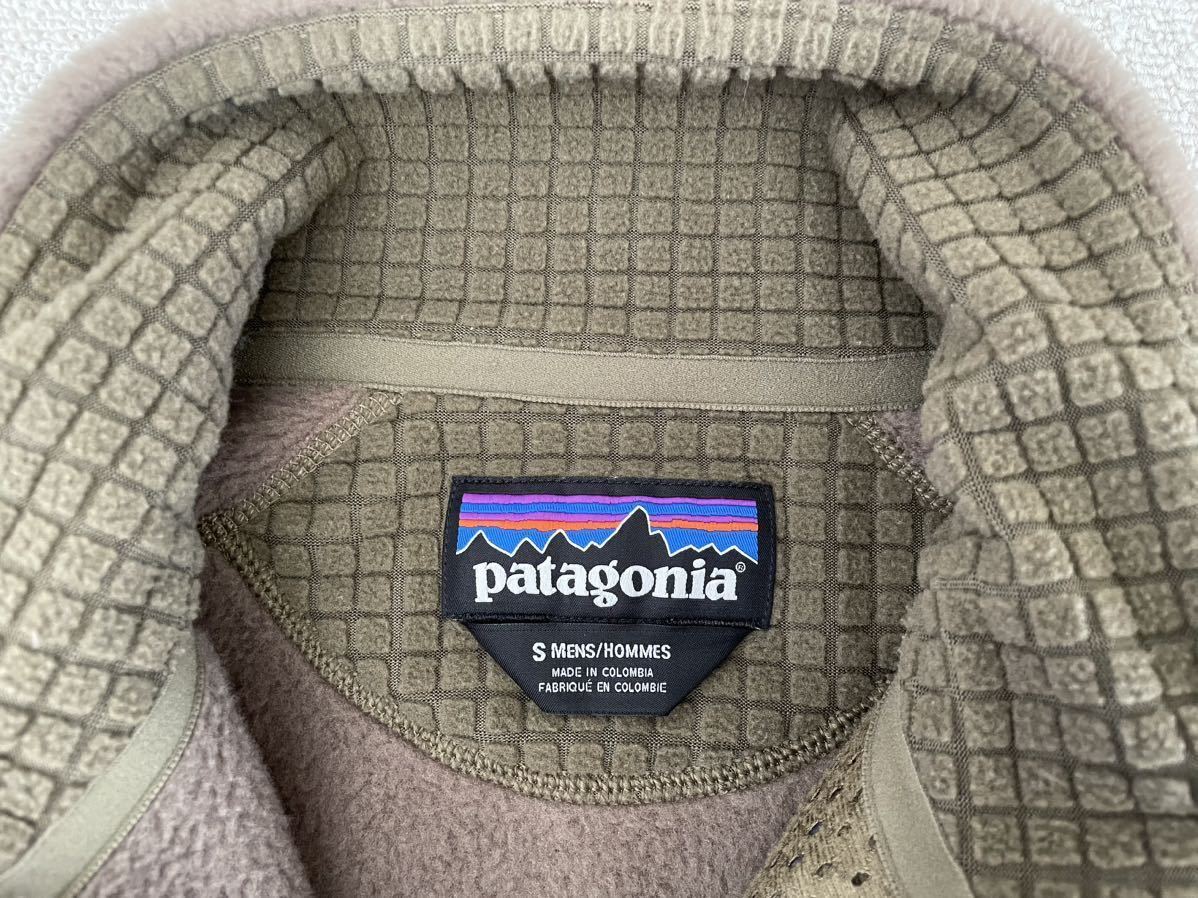 極美品!! 希少!! patagonia R2 DKAS FA17 パタゴニア フリース ジャケット ダークアッシュ ポーラテック size S レアカラー_画像8