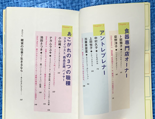 雑貨の仕事でいきたい 瀧清子 同文書院 1997年1版1刷 益永みつ枝 F.O.B COOP 天沼寿子 デポー39 卜部類子 テーブルギャラリー 荻野洋子_画像3