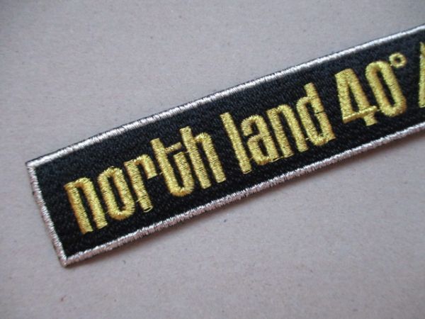 NORTH LAND 40' APPI ワッペン/ウェア安比高原スキー場patchパッチ昭和レトロ雑貨アップリケ旅行ノースランドSKI土産 V195_画像2