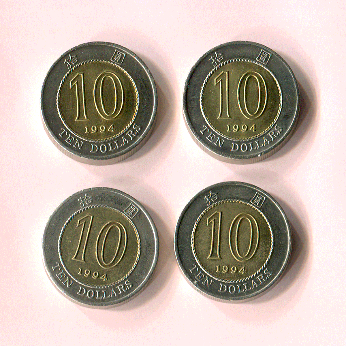 “海外錢幣”香港硬幣套裝19點&lt;10美元，5美元，2美元，1美元，50美分，20美分，10美分&gt;幣幣    原文:《海外硬貨》香港 硬貨 セット 19点 ＜10ドル、5ドル、2ドル、1ドル、50セント、20セント、10セント＞ COIN コイン