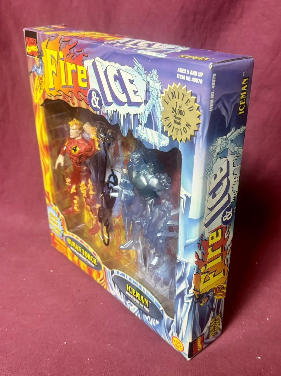 '97 TOYBIZ『Fire & ICE』HUMAN TORCH & ICEMAN アクションフィギュア ヒューマン・トーチ アイスマン X-MEN Fantastic Four MARVEL_画像5