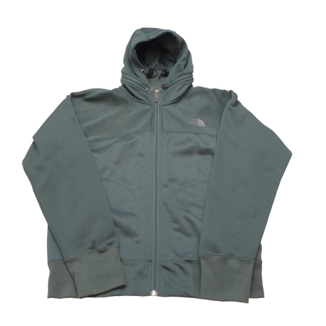 THE NORTH FACE ノースフェイス マッハ5 スプリングジャケット Mach 5 長袖 パーカー ジップパーカー グリーン 緑 サイズM #999_画像1