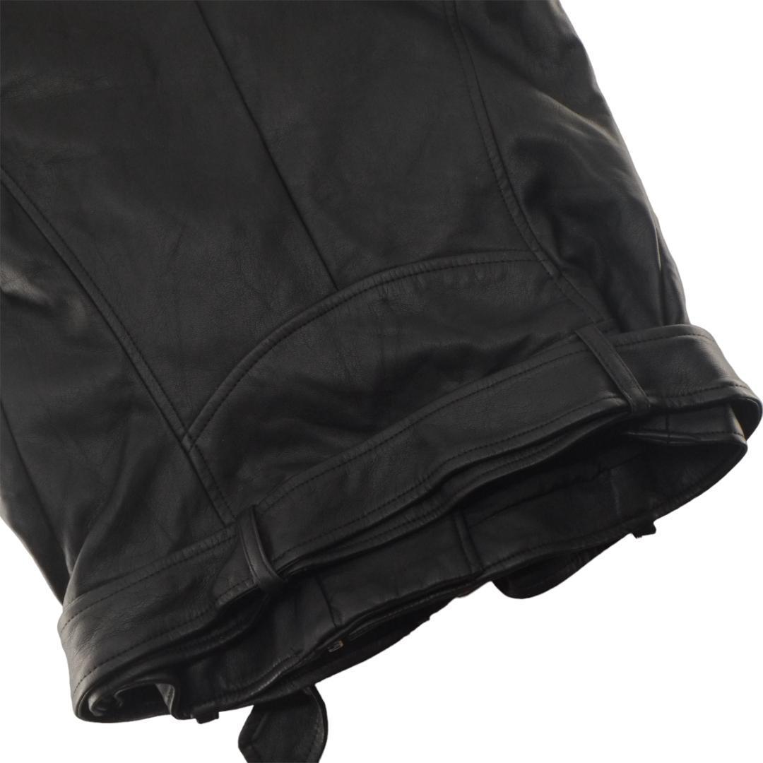 ZARA ザラ 新品タグ付き ダブルライダースジャケット フェイクレザー レザージャケット サイズS 黒 ブラック ● 1065_画像7
