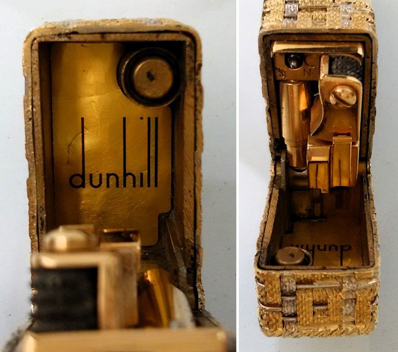 K/ dunhill　ダンヒル　アウタージャケット　ガス ライター　OUTER JACKET　18K　約102.5g　1107-3_画像7