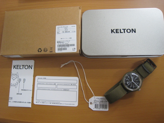 未使用 KELTON 手巻き ミリタリー メンズ 腕時計 タイメックスのフランス進出モデル ケルトン_画像9