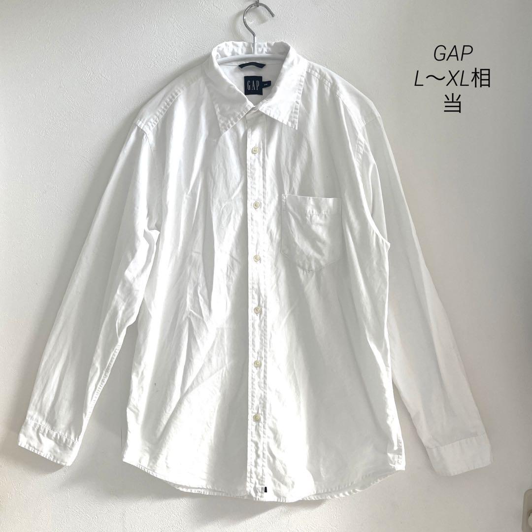 OLD GAP ギャップ 長袖 白シャツ コットン L〜XL相当の画像1