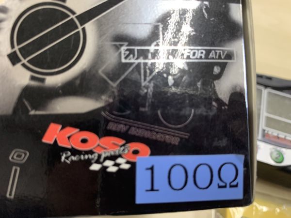 N10-287-1113-119　【中古】KOSO　XR-SR　デジタルLCPメーターキット　本体　変換器　付属品有　DC12V　100Ω　1スタ_画像10