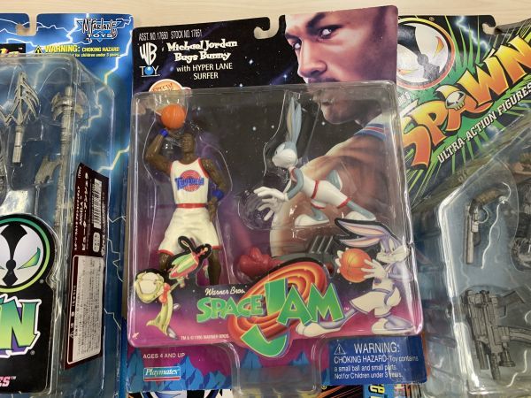 N10-300-1117-057　【未開封品】SPAWN　WB　SPACE JAM　6体　パンフレット付属　M'FARIANETOYS　1スタ_画像3