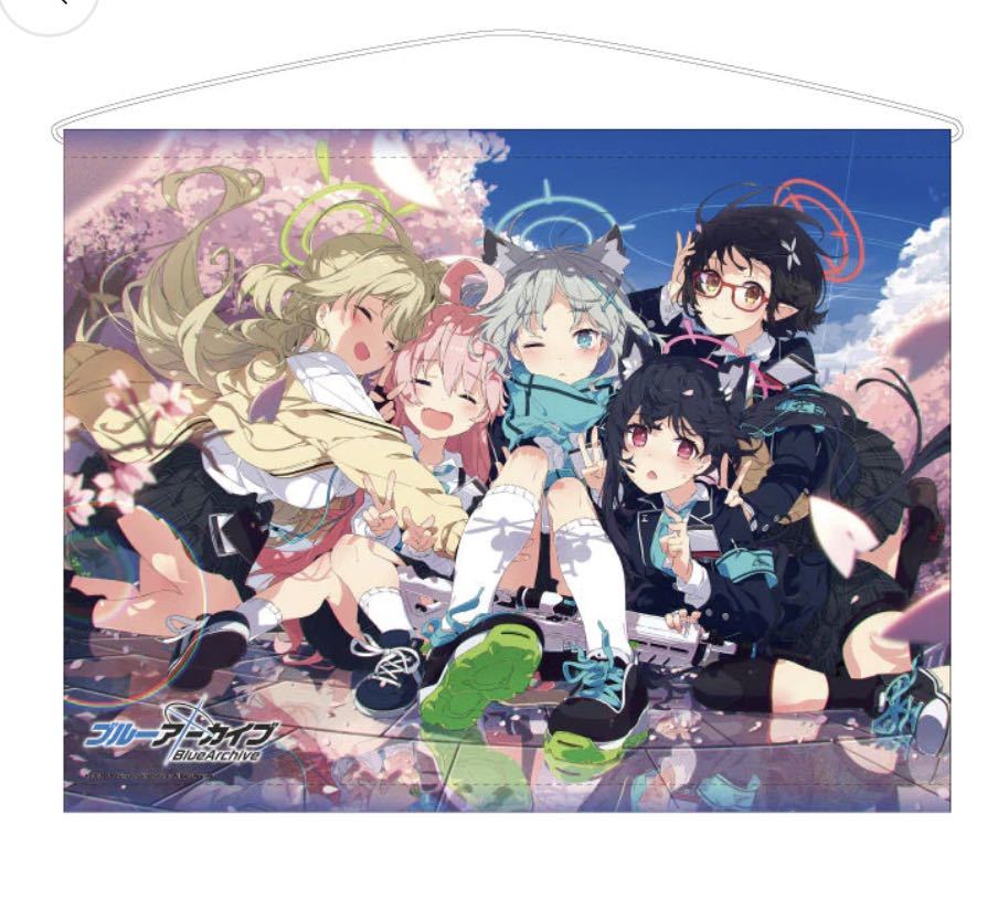 【新品正規品】ブルーアーカイブ B2タペストリー 荻pote いもむすめ BlueArchive コミケ コミックマーケット シロコ ホシノ ブルアカ