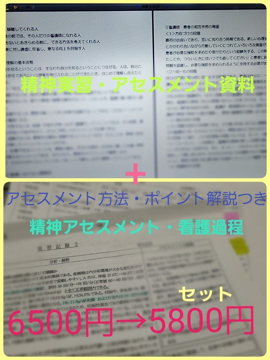 精神看護過程　精神実習　アセスメント　事前学習　看護学生　看護実習