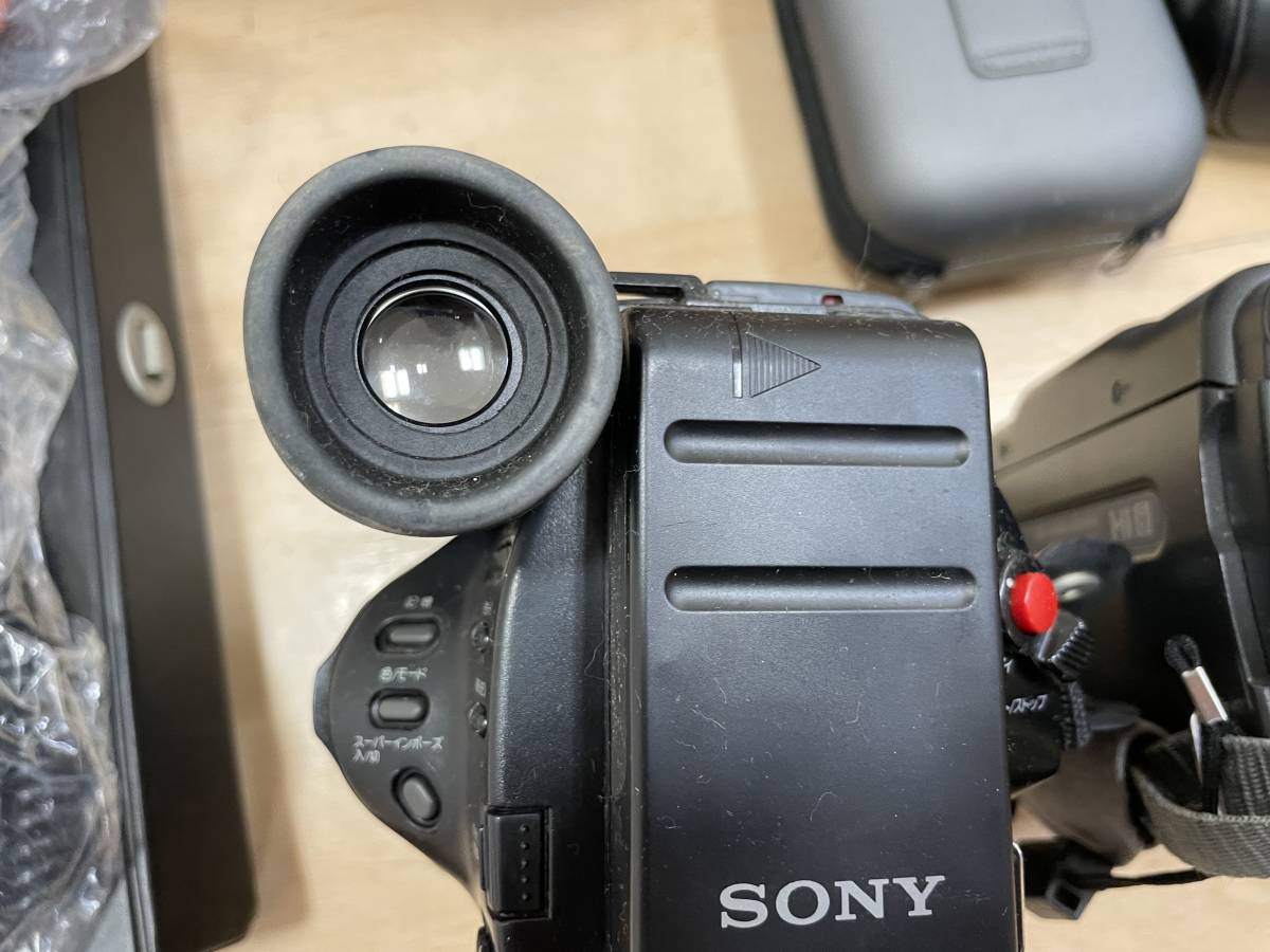【2917】ジャンク品 ビデオカメラまとめ 約7台 SONY Panasonic FUJICA など 動作未確認 中古品 現状品_画像7