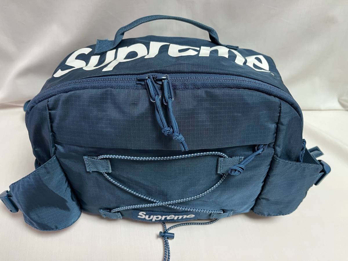 Supreme 17ss Waist Bag ブルー 青 シュプリーム ウェストバッグ ボディバッグ ショルダーバッグ_画像1