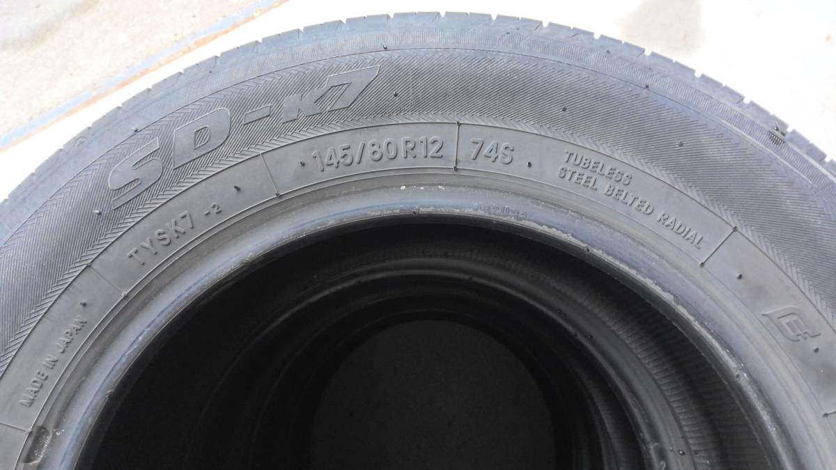 Yahoo!オークション - 145/80R12 トーヨー SD-K7 21年製造